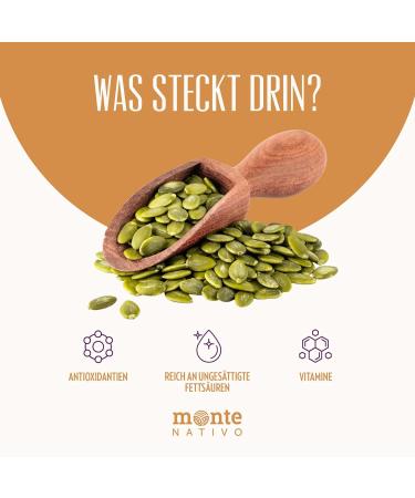  Monte Nativo Monte Native Pumpkin Seed Oil (2 x 500 ml) - Cold-pressed virgin and unrefined pumpkin oil - Omega fatty acids for skin health and care - Ideal for - Buy Online on GoSupps.com