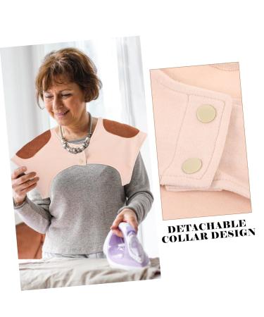 FRCOLOR Warm Vest & Shoulder Brace for Elderly - Breathable Washable Neck Heat Pad - Comfortable Support for Winter - Assorted Colors - Buy Online on GoSupps.com