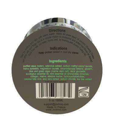 Premium Natural Shaving Cream 5oz | Made in France | International Shipping Available - Buy Online on GoSupps.com