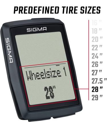 Sigma Sport BC 14.0 Bicycle Computer | Multi-Function Bike Computer for Mountain Tours | Easy to Use with Large Buttons & Clear Display - Buy Online on GoSupps.com