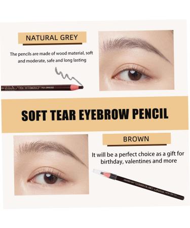 SOESFOUFU Black Colored Pencils 10pcs Eyebrow Pencil Facial Tools Eyebrow Peel- off Pencil Eyebrow Pens Crayon Girl Miniature - Buy Online on GoSupps.com