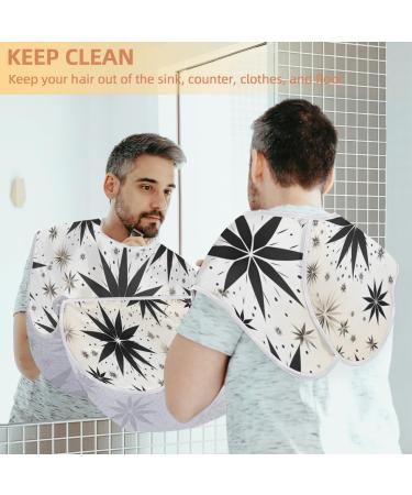 Geometric Patterns Beard Bib Apron - Hair Catcher for Men | Perfect Gift for Dad & Husband - Fathers Day Anniversary Christmas - Buy Online on GoSupps.com