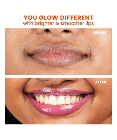 Foxtale SPF 30 Brightening Lip Balm for Dark Lips with Peptides & Vitamin C | Brightens | Hydrates | Tinted Lip Balm - Pink Glaze 12gm - Buy Online on GoSupps.com