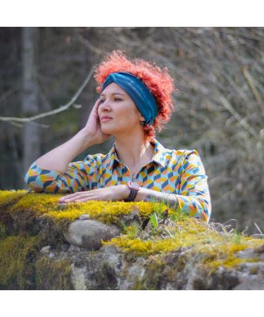 Shop Alpengoa Women's Twisted Blue Headband | Stylish & Comfortable for Every Occasion - Buy Online on GoSupps.com