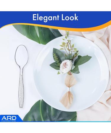 Ard Wholesale 100 Count Clear Extra Strong Spoons Cutlery Box - Heavy Duty and Durable - Buy Online on GoSupps.com