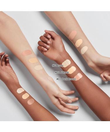 Mushroom Head Air Cushion BB Cream CC Cream Moisturizing Liquid Foundation Concealer - Lasting Makeup Base for Even Skin Tone (#02 Natural) 1 Ounce (Pack of 1) #02 Natural - Buy Online on GoSupps.com