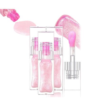 Magic Color Changing Lip Oil 2024 New Moisturizing Lip Gloss Color Changing Lip Gloss Hydrating Lip Care Long Lasting Magic Big Brush Color Changing Lip Oil Stain Amazing Finish (3PCS)