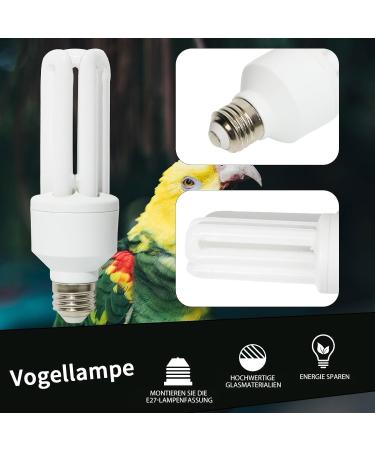 LUCKY HERP 2.4 UVB Bird Lamp | 20W UVA UVB Bulb for All Birds | Compact Fluorescent Lighting for Optimal Bird Health - Buy Online on GoSupps.com