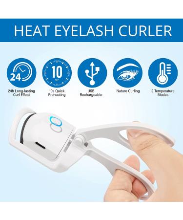 Irreshine Rechargeable Heated Eyelash Curler - Long-Lasting Electric Lash Curler for Natural Lashes - Buy Online on GoSupps.com