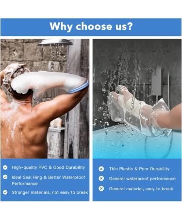 OPOVE Waterproof Adult Half Arm Cast Protector - Shower Cover for Hand, Wrist, Forearm - Reusable and Adjustable - Buy Online on GoSupps.com