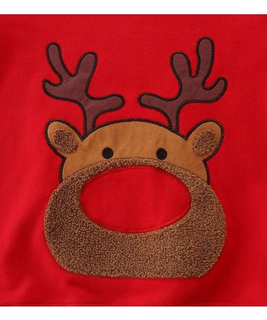 Boys Dinosaur Sweatshirt | Cotton Long Sleeve Pullover | Kids Casual Top | Toddler Girls Shirts | Baby Clothes 1-8 Years | Christmas Elk Design | 6-7 Years - Buy Online on GoSupps.com