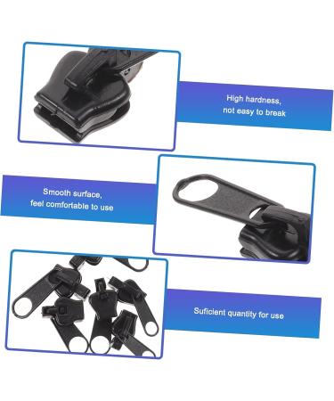 Ryaupy 8-Piece Zipper Replacement Set - Removable Zipper Sliders for Coats Suitcases & Backpacks (Black) - Fix Zippers Easily - Buy Online on GoSupps.com