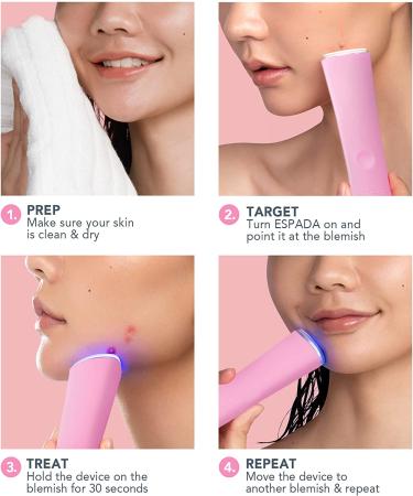 FOREO ESPADA LED Acne Treatment Device - Pink | Effective Spot Treatment - Buy Online on GoSupps.com