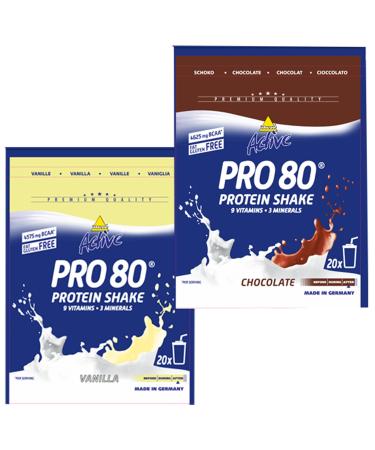 Inko Active Pro 80 bags 2-pack (2x500g) chocolate/vanilla (D)