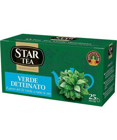  Italian Gourmet E.R. Star Tea Verde Deteinatoo Green tea without Teine pack of 25 filters + Italian Gourmet Pomodoro Pulp Box of 400 g - Buy Online on GoSupps.com