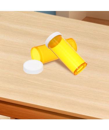 Healeved Empty Pill Bottles with Caps 25pcs Medication Vials 6DR Plastic Medicine Containers Clear Containers Pill Cases Organizers 6.20X2.40X2.40CM - Buy Online on GoSupps.com