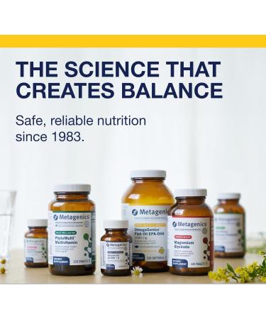 Metagenics OmegaGenics Fish Oil EPA-DHA 300-180 mg EPA & 120 mg DHA per Softgel - Supports Heart Brain Eye Joint & Immune Health* - Non-GMO Gluten-Free - GMP Certified Facility - 270 Softgels - Buy Online on GoSupps.com