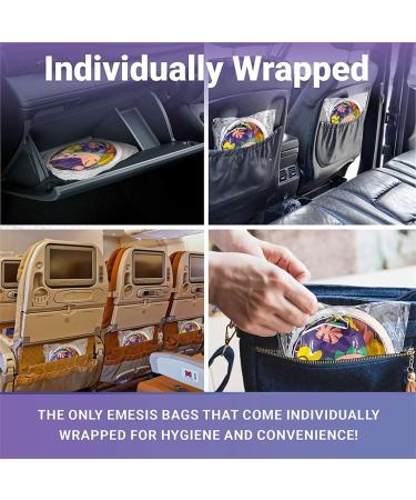 Disposable Vomit Bags - 16 Pack Portable 1000ML Emesis Bags for Travel Car & Motion Sickness Relief - Buy Online on GoSupps.com