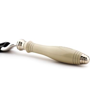 Premium Razor & Holder Set - 3 Blades Chrome-Plated Stainless Steel Stand - International Shipping - Buy Online on GoSupps.com