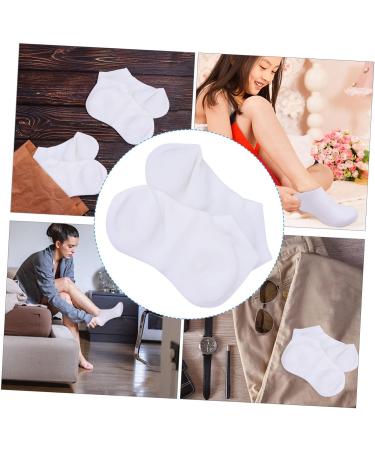 minkissy 2 Pairs Protective Socks Pumps High Heels for Women Moisture Socks for Dry Feet Moisturizing Socks for Women Silicone Gel Foot Moisturizer Cotton Socks Sebs White Miss Sole of Foot - Buy Online on GoSupps.com