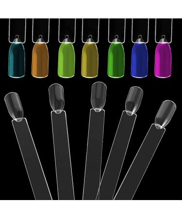 Zeonhei 150-Piece Nail Art Tip Ring Set | Transparent Nail Polish Display & Practice Tools for DIY Nail Art Salon Use and Color Application - Buy Online on GoSupps.com