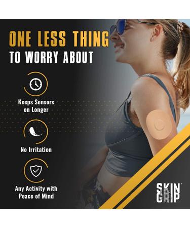 Skin Grip Medtronic Guardian Sensor CGM Patches (20-Pack) - Waterproof & Sweatproof Tape for 10-14 Days - Tan Color - Protects Continuous Glucose Monitor - Buy Online on GoSupps.com