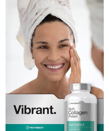 Horb ach Multi Collagen Protein 2000 mg | 180 Capsules | Hydrolyzed Collagen Type I II III V X | Keto & Paleo Friendly Non-GMO Gluten Free Supplement - Buy Online on GoSupps.com