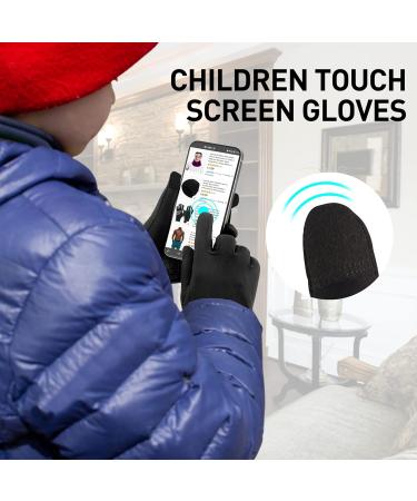 Arcweg Children's Winter Ski Gloves - Touchscreen Anti-Slip Thermal Fleece for Boys & Girls - Perfect for Running & Cycling - Size S (Old 4-6) - Buy Online on GoSupps.com