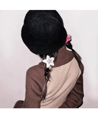 OTEEGX Cute Fluffy Y2K Star Hair Clips - 3PCS Furry Hair Pins for Women | Plush Y2K Accessories - Buy Online on GoSupps.com