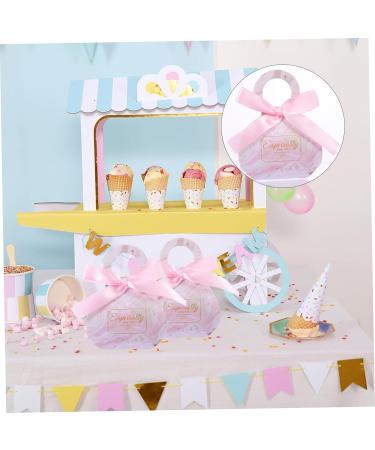 HOMSFOU 50 Sets Candy Box Wedding Party Favor Boxes Chritmas Candy Wedding Boxes Hawaiian Paper Favor Boxes Birthday Candy Bags Chrismas Candy Paper and Ribbon Chocolate Box Baby Gift Box 1 count (Pack of 1) Pink - Buy Online on GoSupps.com