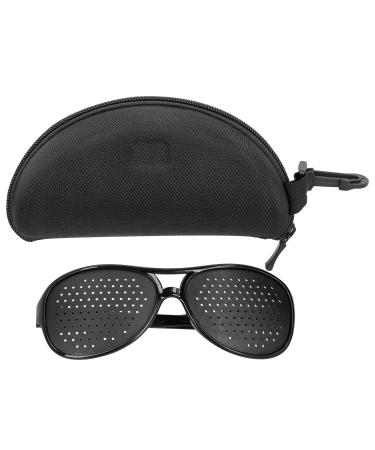 Pinhole Glasses Unisex Vision Care Pinhole Glasses PC Anti Myopia Glasses Vision Improver Glasses(Kids)