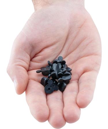 PVC Rubber Mouse Ears Pin Backs (12 Pcs) - Secure Your Disney & Novelty Collectible Pins - Tie Tack Backing for Lapel Pins - Buy Online on GoSupps.com