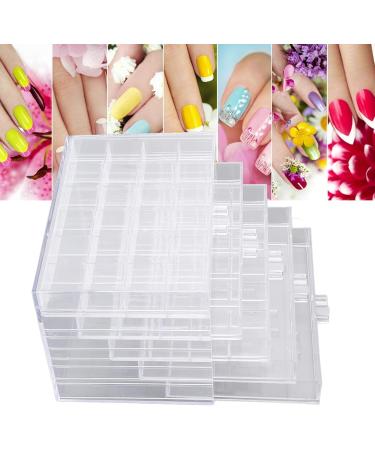 Shop Oukens Clear Plastic Jewelry Box - 5-Layer Transparent Storage for Nail Art Jewelry & Small Fishing Gear | International Shipping - Buy Online on GoSupps.com