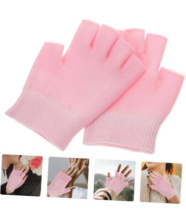 Ipetboom 1 Pair Brush Cleansing Collagen Gel Gloves Moisturizing Fingerless Glove Moisturizing Gel Glove Moisturizer Hand Glove Mittens Dry Hands Pink Hand Man - Buy Online on GoSupps.com