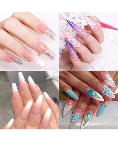 TEEROVA 24 Colors Acrylic Nail Powder Set for DIY Nail Art - Professional Nail Extension Powders for 3D Decoration - Popular Kit for Beginners - Buy Online on GoSupps.com