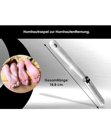 Horn Skin Remover | Hornhaut Trazel Solingen | 1-Sided Raspel for Foot Care & Pedicure | Corn Removal Tool - Buy Online on GoSupps.com