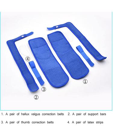 Bunion Corrector Toe Separators for Hallux Valgus Pain Relief - Adjustable Size, Breathable Design - Day Night Support (Left & Right) - Buy Online on GoSupps.com