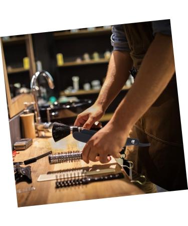 Minkissy Professional Rust-Free Eyebrow Hairdressing Cutter | Foldable Razor Blade Holder | Black 14.5x2.5cm - Precision Cutting Tool for Perfect Eyebrows - Buy Online on GoSupps.com