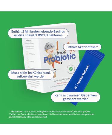 Health Labs Care Mykids Probiotic for Children - 30 Bags - Supports Antibiotic Therapy - 2 Billion Bacillus Subtilis - 30-Day Supply - Buy Online on GoSupps.com