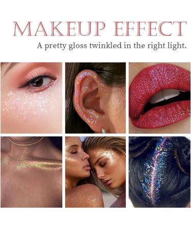 Glitter Body Gel Aonat 30ml - Long-Lasting Pink Sequins for Face Nails Eyes & Hair - Perfect for Masquerade & Halloween (#02) - Buy Online on GoSupps.com