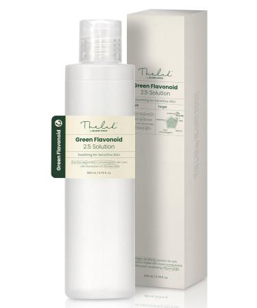 THE LAB BY BLANC DOUX Green Flavonoid 2.5 Skin Solution - Facial Toner Deep Penetration w/Liposome Tech Vegan Cruelty-Free Soothing for Sensitive Skin Hydrating Care - 6.7 Fl Oz