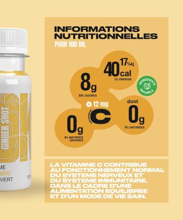 Shot SHOK powerful in ginger! Special offer Dry January: buy 2 get 1 free!! No added sugar I No additives I Sa - Buy Online on GoSupps.com