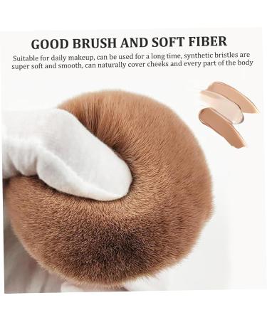 Body Makeup Brush 2.9" Dia. Wide-headed Self Tanner Brush Oval Kabuki Brush Portable Blend and Blur Body Brush for Makeup Legs Arms Face Body Blend and Blur Body Brush - Buy Online on GoSupps.com