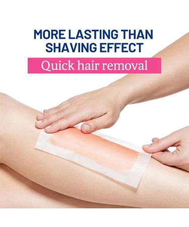 Hair Removal Wax Strips - Easy-to-Use Depilatory Strips for Face Body & Legs - Safe & Mild Epilator Wax Paper - Buy Online on GoSupps.com
