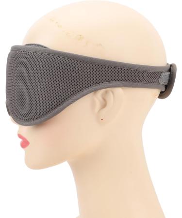 3D Contoured Sleeping Eye Cover Block Out Light Comfortable Breathable V-Shaped Nose Design for Meditation Traveling Napping with Wide Eye Space Relieves Headaches - Buy Online on GoSupps.com