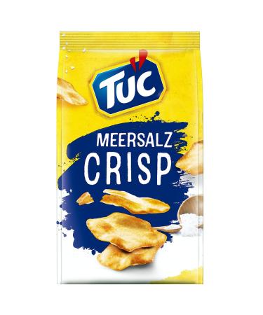 TUC Crisp Salted Biscuits 6 x 100g | Extra Thin & Crispy Sea Salt Crackers | Large Pack of Salted Snacks for International Shipping - Buy Online on GoSupps.com
