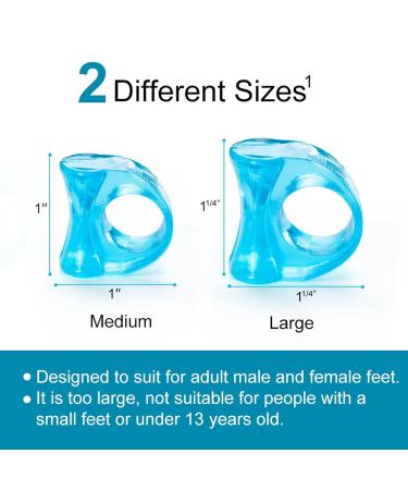 16 Pcs ANGGREK Gel Toe Separators - Toe Spacer & Bunion Corrector - Buy Online on GoSupps.com