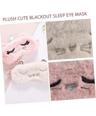 FRCOLOR Cat Eye Mask & Unicorn Eye Shade - 2pcs Sleeping Eye Patches & Leaf Soap Holder - Animal Blindfolds for Comfortable Sleep - Buy Online on GoSupps.com