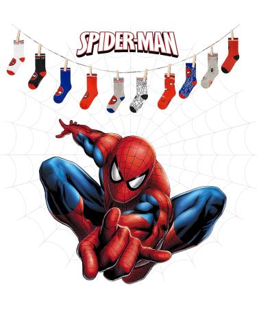 Marvel Spiderman Boys 10-Pack Toddler Socks | Decorative Legends Socks for Boys 4-7 Years Red Assorted - Shop Now! - Buy Online on GoSupps.com