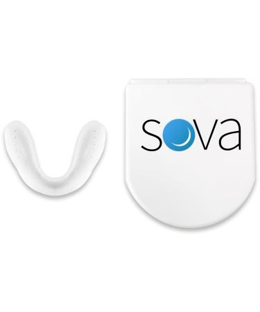 Sova 1.6mm Mouth Guard for Clenching and Grinding Teeth at Night, Custom-Fit Sleep Night Guard with Case